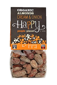 Organic Almonds Cream & Onion 100gr bag