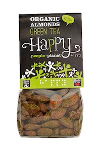 Organic Almonds Green Tea 100gr bag