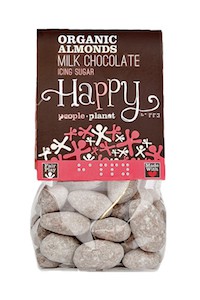 Organic Almonds Milk Choc & Icing Sugar 120gr bag